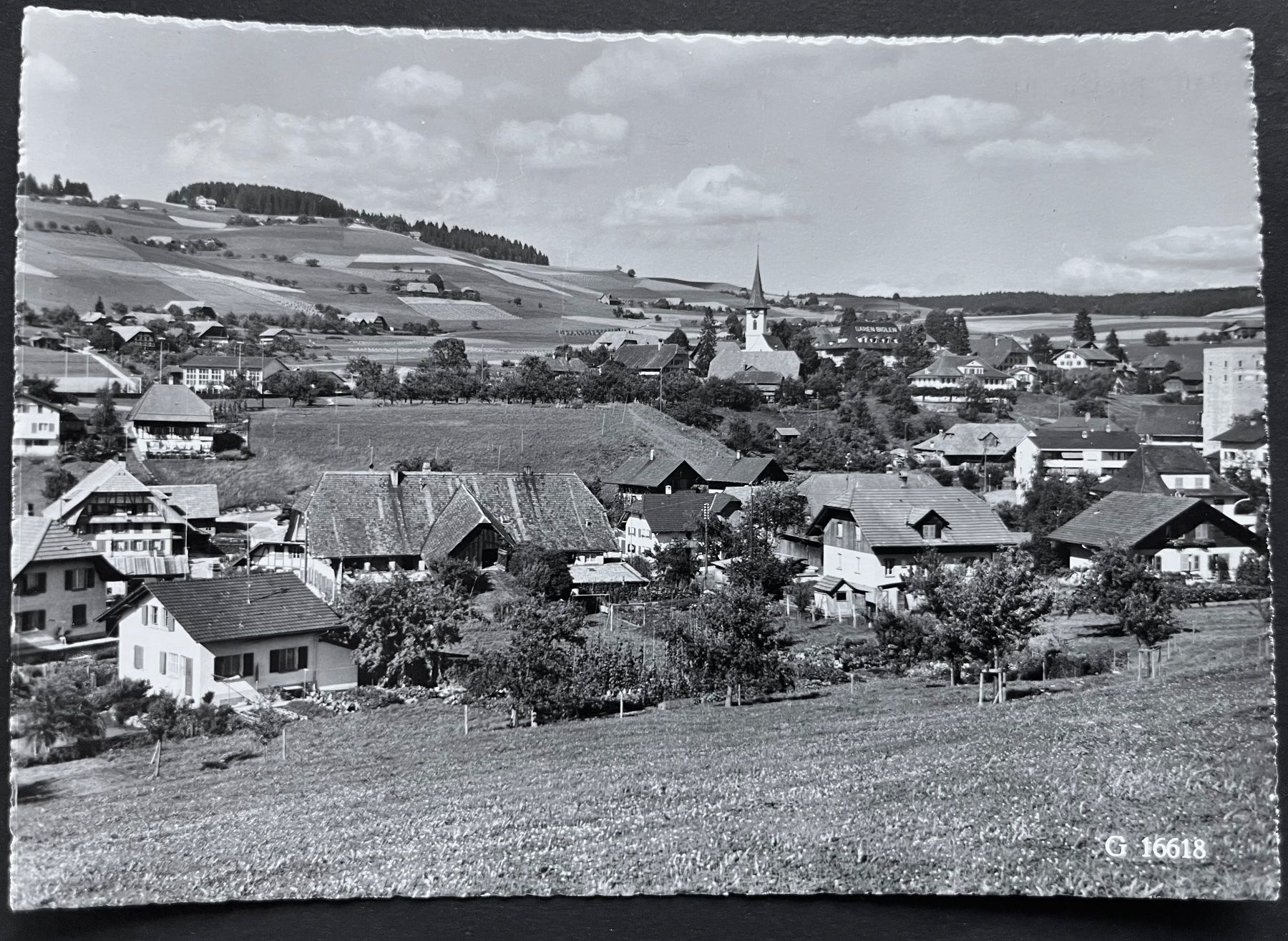 Ansichtskarten: Biglen im Emmental, ca. 1960 – Gebraucht aus Ostermundigen von DaxKarten-75
