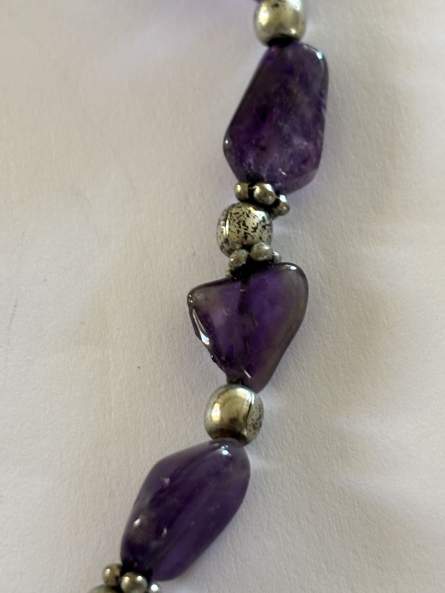 Catenine: Kette Amethyst Silber 925 – Usato da Langnau am Albis venduto da flusspflege 2