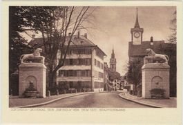 AG 179 Zofingen Denkmal Zofingia vor d. unteren Stadteingang
