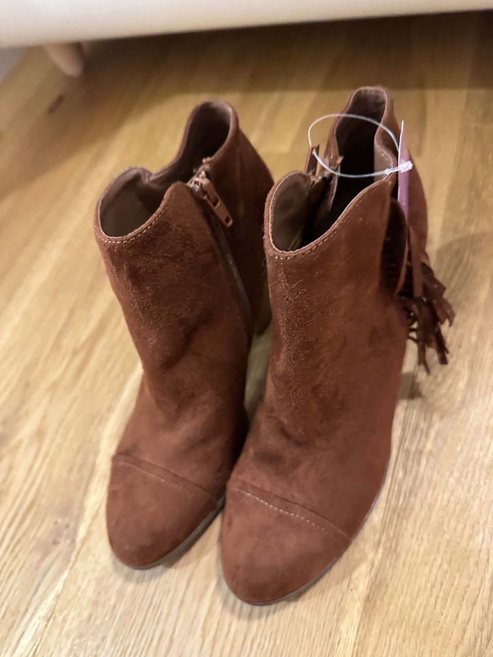 Graceland Scarpe da donna: Braune Wildleder Stiefeletten mit Fransen,Neu! – Nuovo (secondo la descrizione) da Wangs venduto da Nitsch