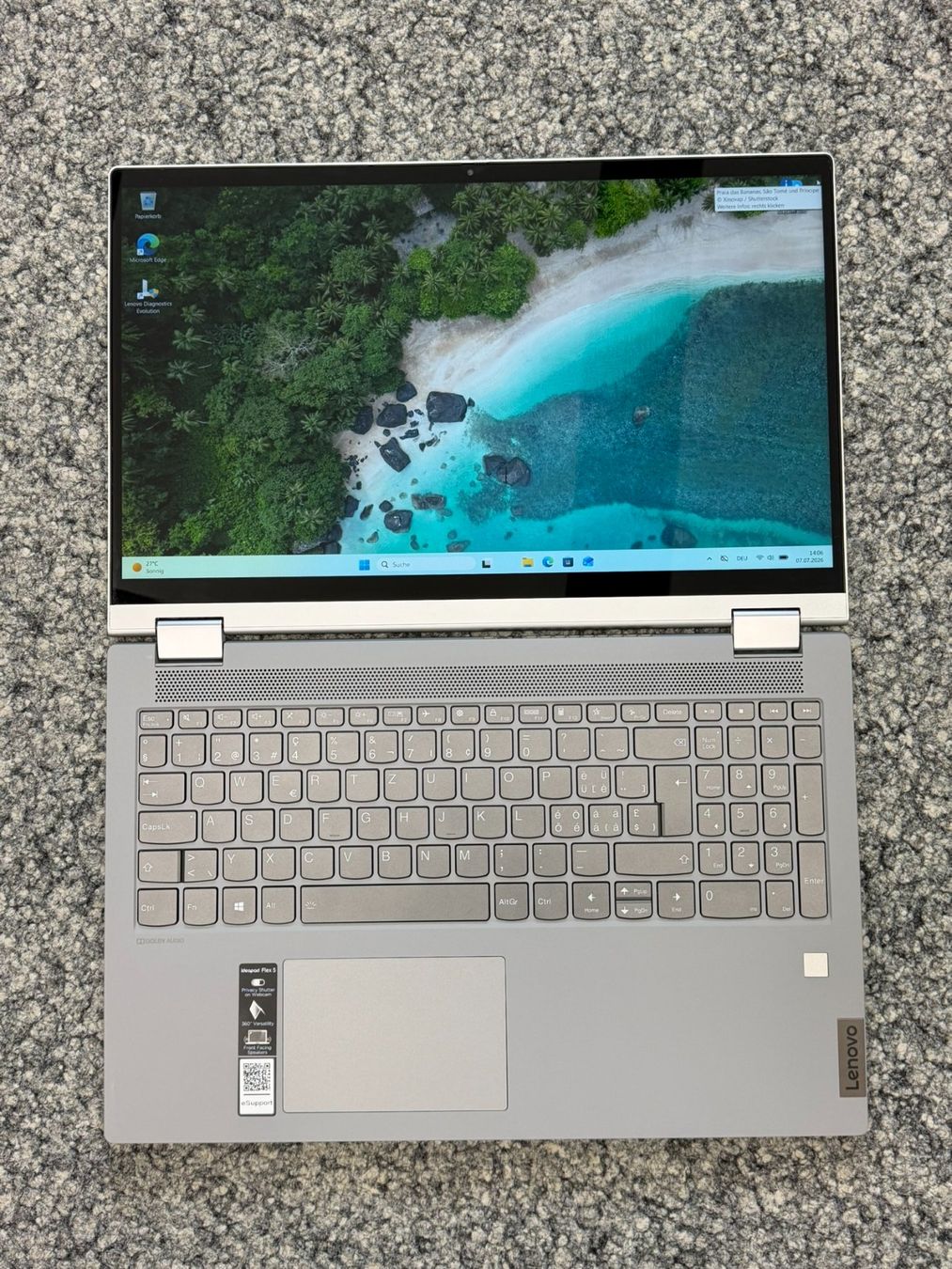 Lenovo Portables: Lenovo ideapad Flex 5 – D'occasion à Spiez par eag01