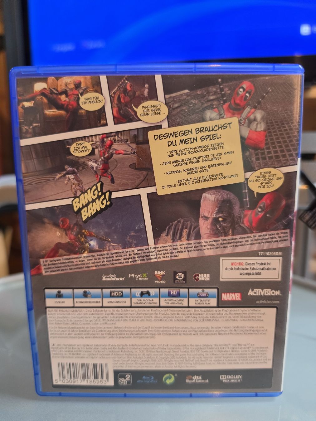 Sony Spiele: Deadpool für Ps4 – Gebraucht aus Wasen im Emmental von dom96 2