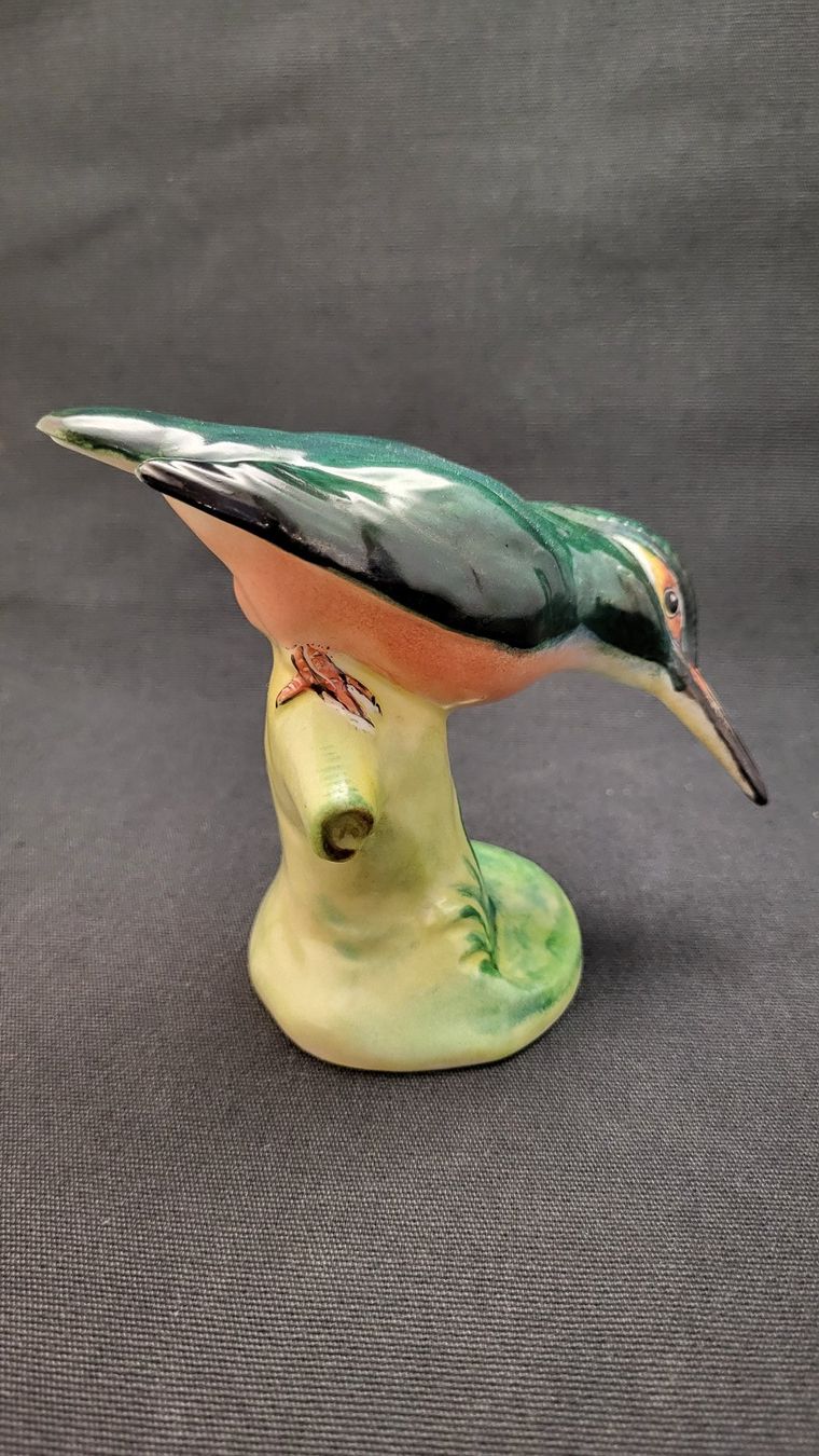 Wagner & Apel Figuren: Handbemalter Eisvogel WAGNER & APEL – Gebraucht aus Basel von spinne02 6