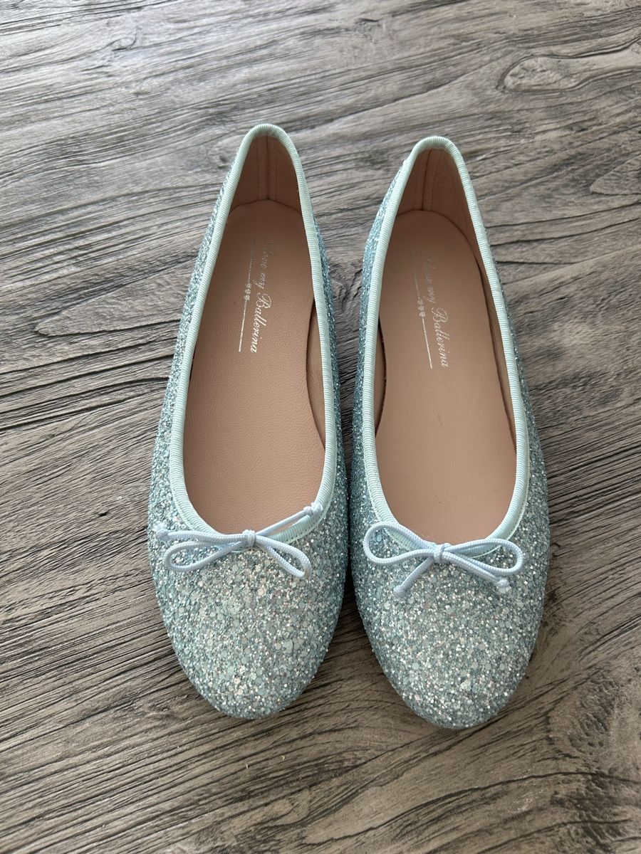 Scarpe da donna: Hellblaue Ballerinas mit Glitzer, 39 – Usato da Walchwil venduto da lil_6t8v 1