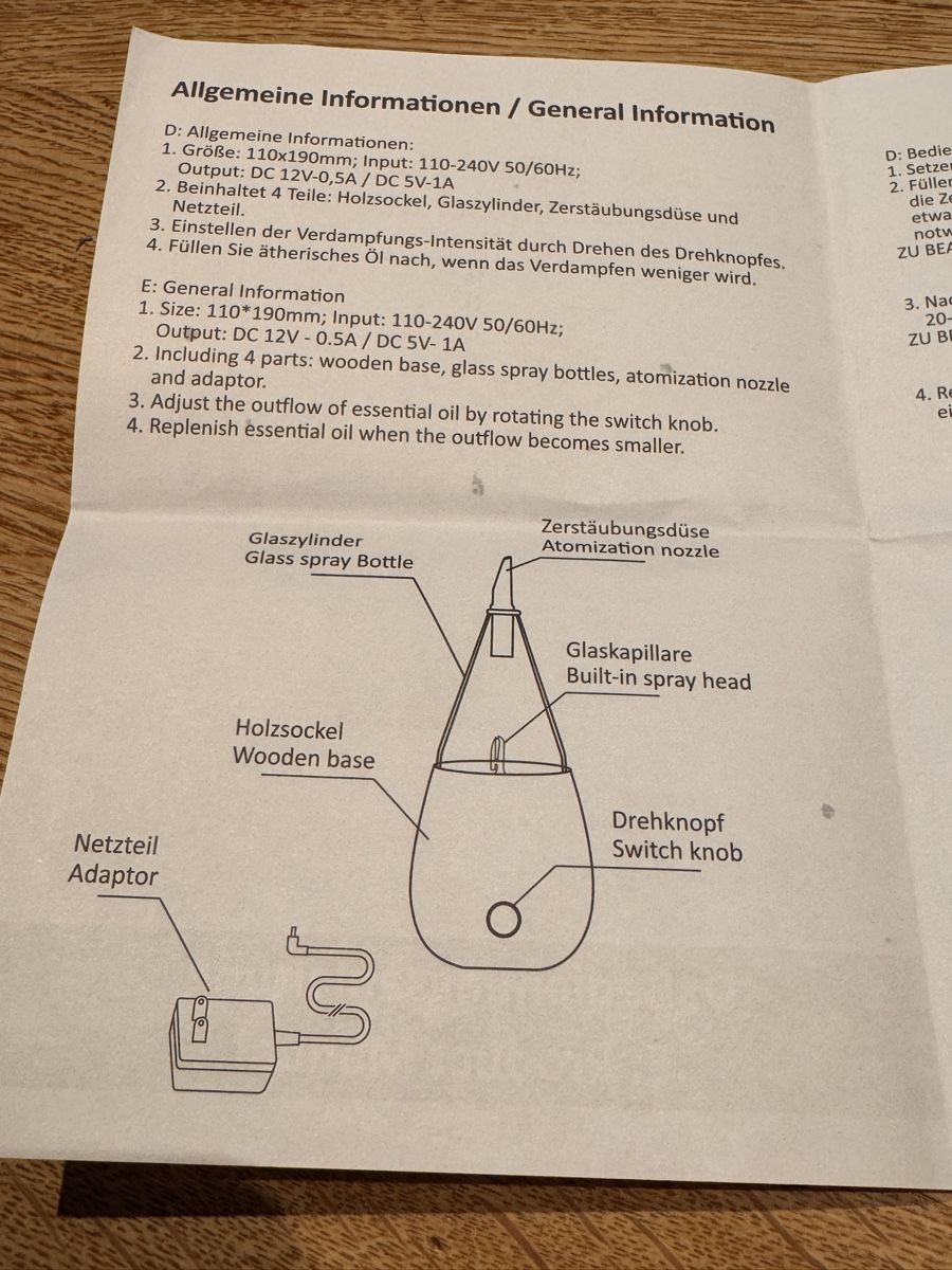 Duftöldiffusoren: Aroma Diffuser für intensive Raumbeduftung – Gebraucht aus Rudolfstetten von nad_j7jq 3