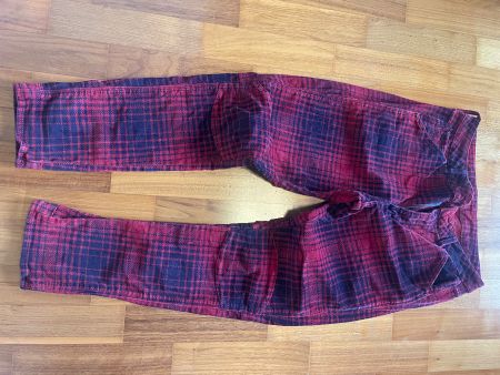 G-Raw Jeans - rot-blau