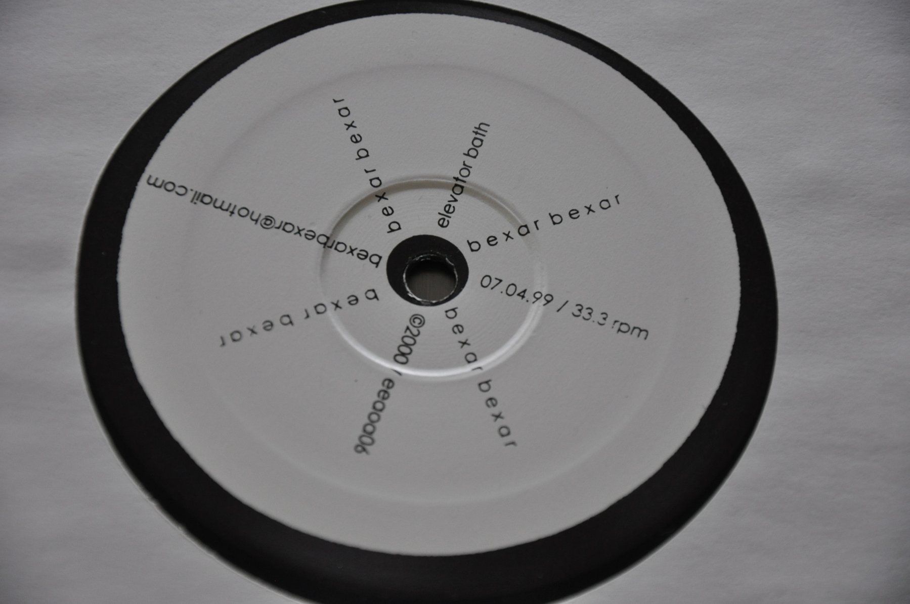 Dischi in vinile: BEXAR BEXAR MLP 07.04.99 - POST ROCK - ARTY – Usato da Sion venduto da jaipur1401 4