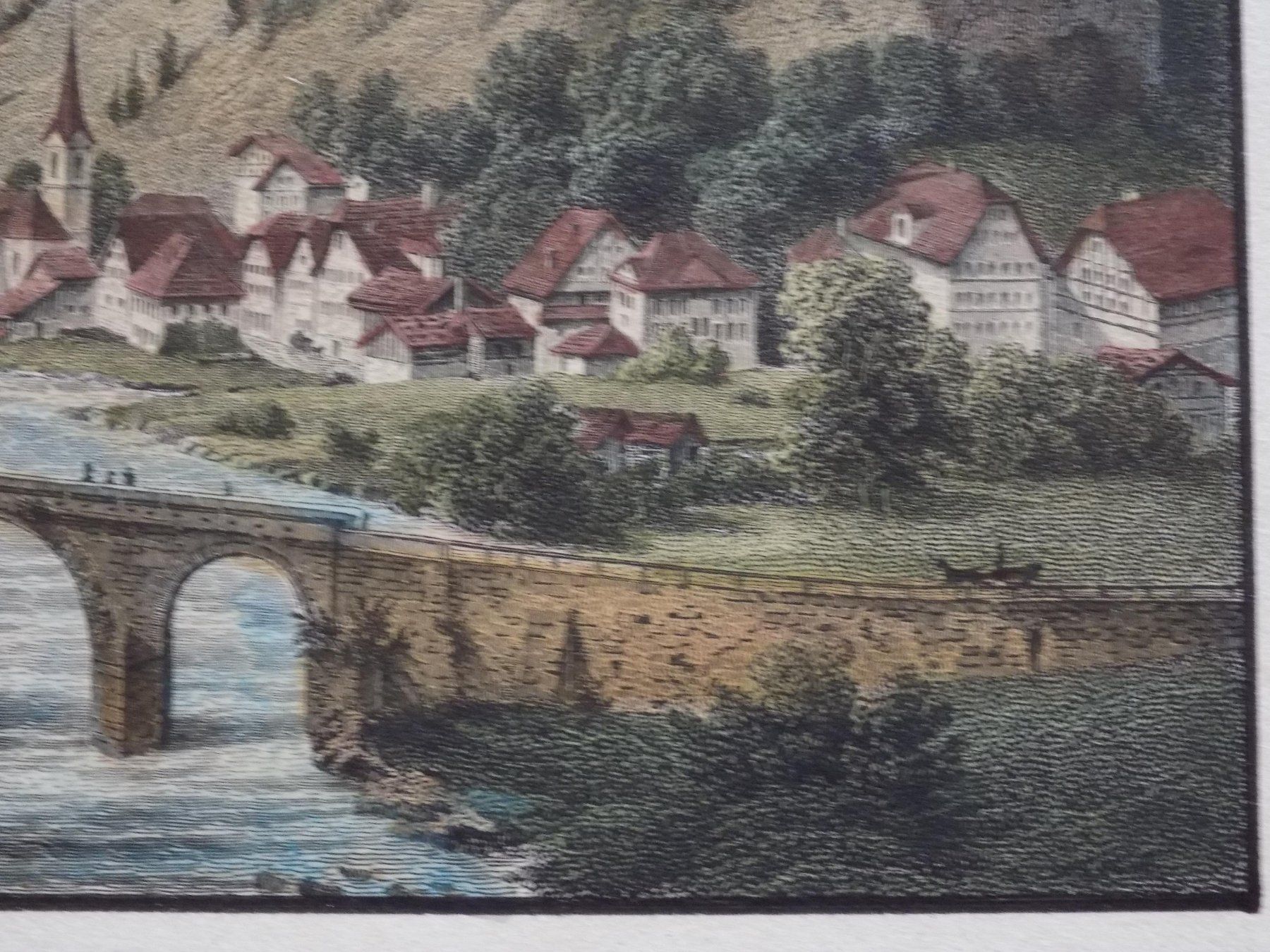 Gravures: Amsteg koloriert Rohbock – D'occasion à Risch par Antikfee 4