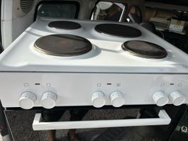 Elektroherd Bosch HQA050020 weiss vier Kochplatten gebraucht