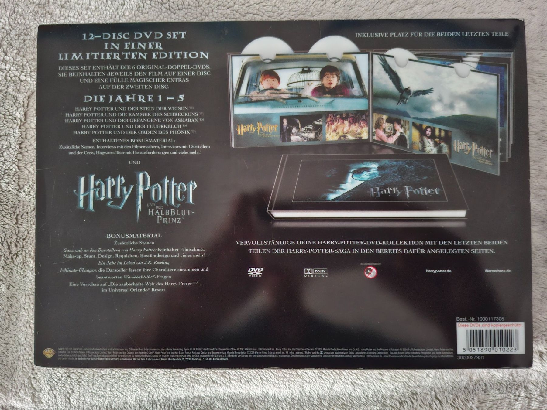 Tutti i DVDs: HARRY POTTER  COLLECTION  16 - DISC LIMITED EDITION !! – Usato da Aesch BL venduto da Burschi59 1