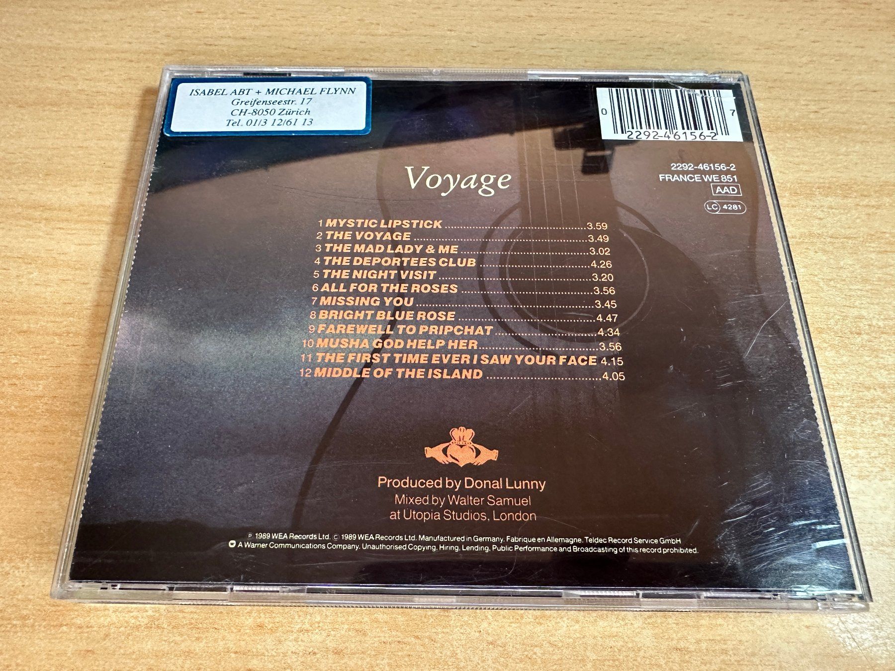 CD: B7 Christy Moore – Voyage – Usato da Rikon im Tösstal venduto da Alpenmutz 1