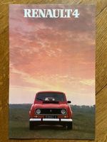 RENAULT 4 sehr schöner Prospekt Markt Schweiz auf deutsch
