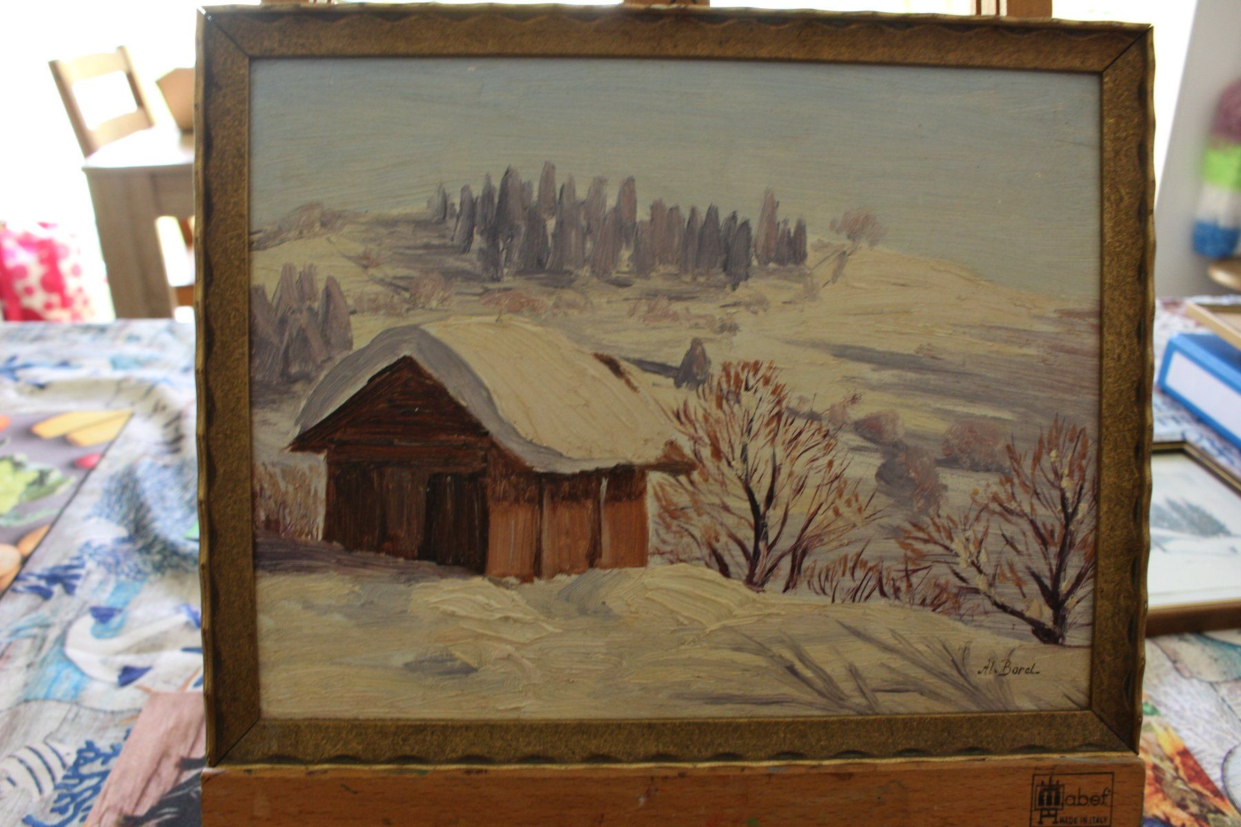 Dipinti: Petite cabane à Malmont (NE) – Usato da Fleurier venduto da Akvdt 1