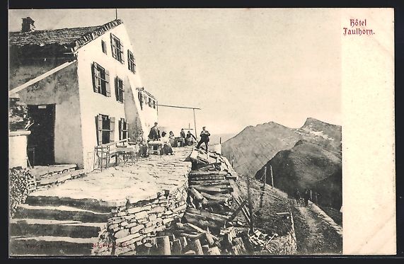 Cartoline postali: AK Grindelwald, Hotel Faulhorn – Usato da Berlin venduto da bartko-reher