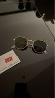 Sonnenbrille Ray-Ban Hexagonal Metall Gold gut erhalten