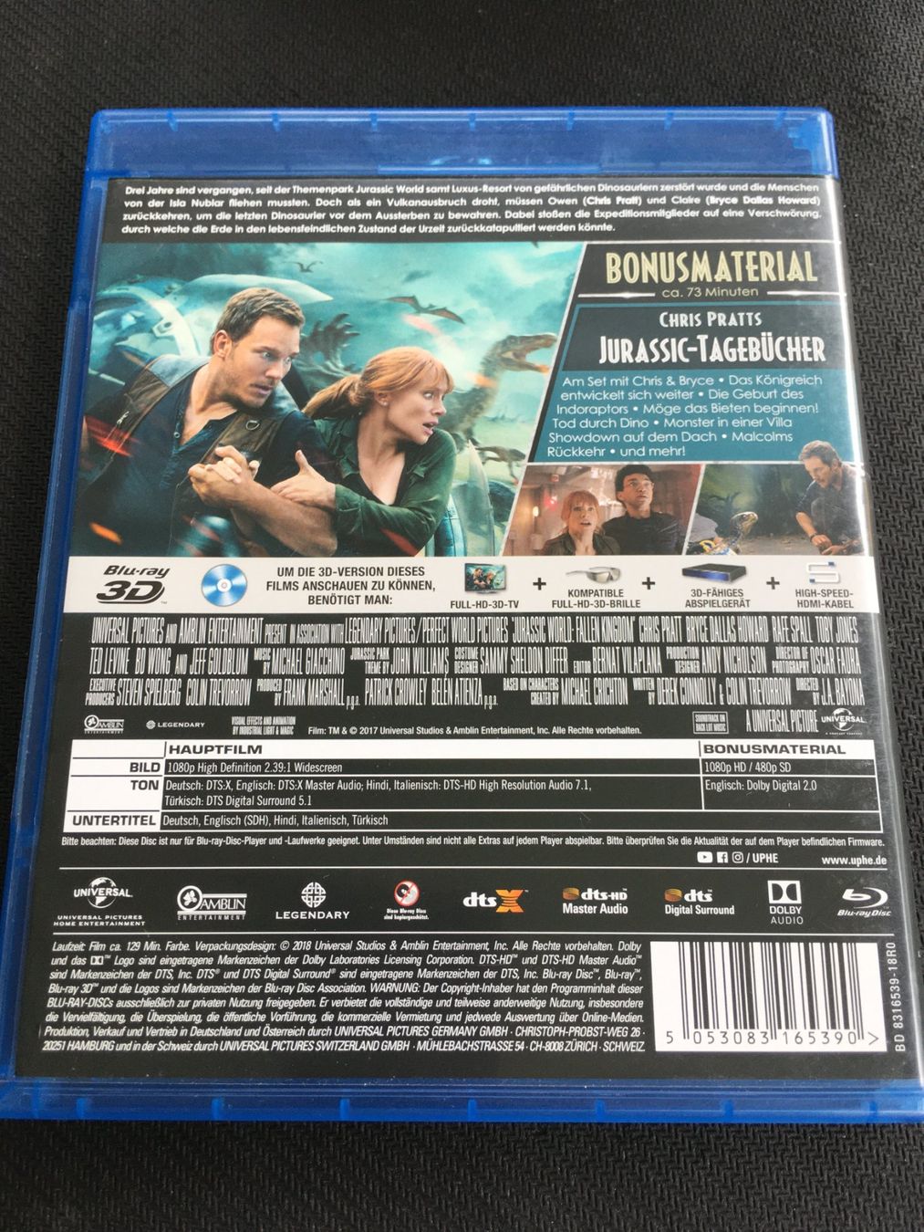 Alle DVDs: Jurassic World 2D + 3D [Blu-ray] – Gebraucht aus St.Gallen von MedienJoe 1