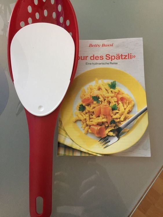 Betty Bossi Elettrodomestici da cucina: Spätzli - Löffel Betty Bossi – Nuovo e nell'imballaggio originale da Winterthur venduto da delfin1314