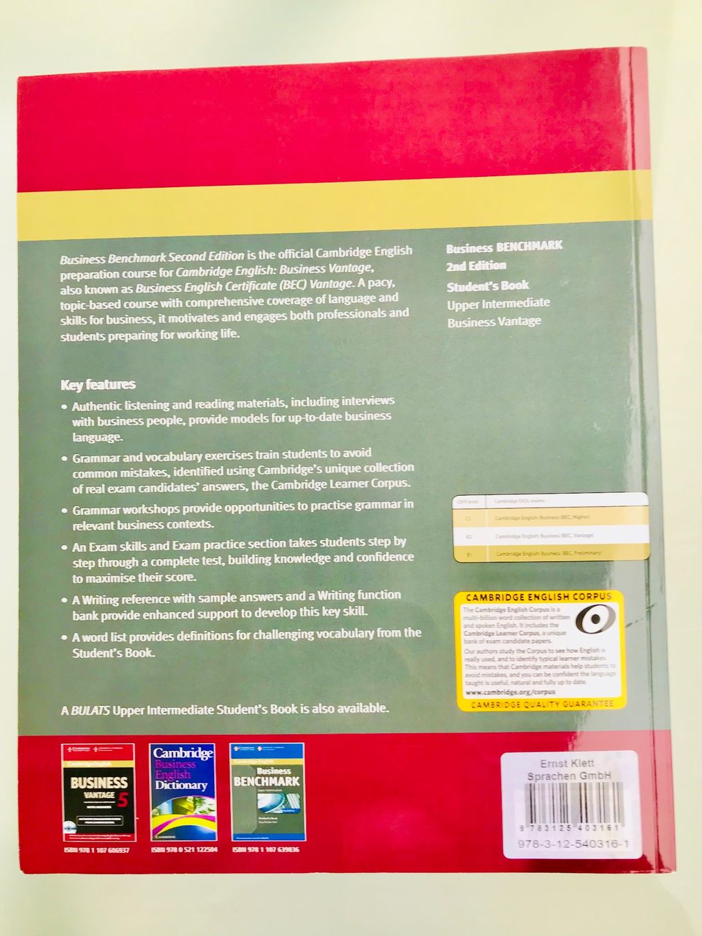 Livres: «Business BENCHMARK» Student's Book, Upper Intermediate. Guy – Neuf (Voir description) à Dietikon par Chance_007 1