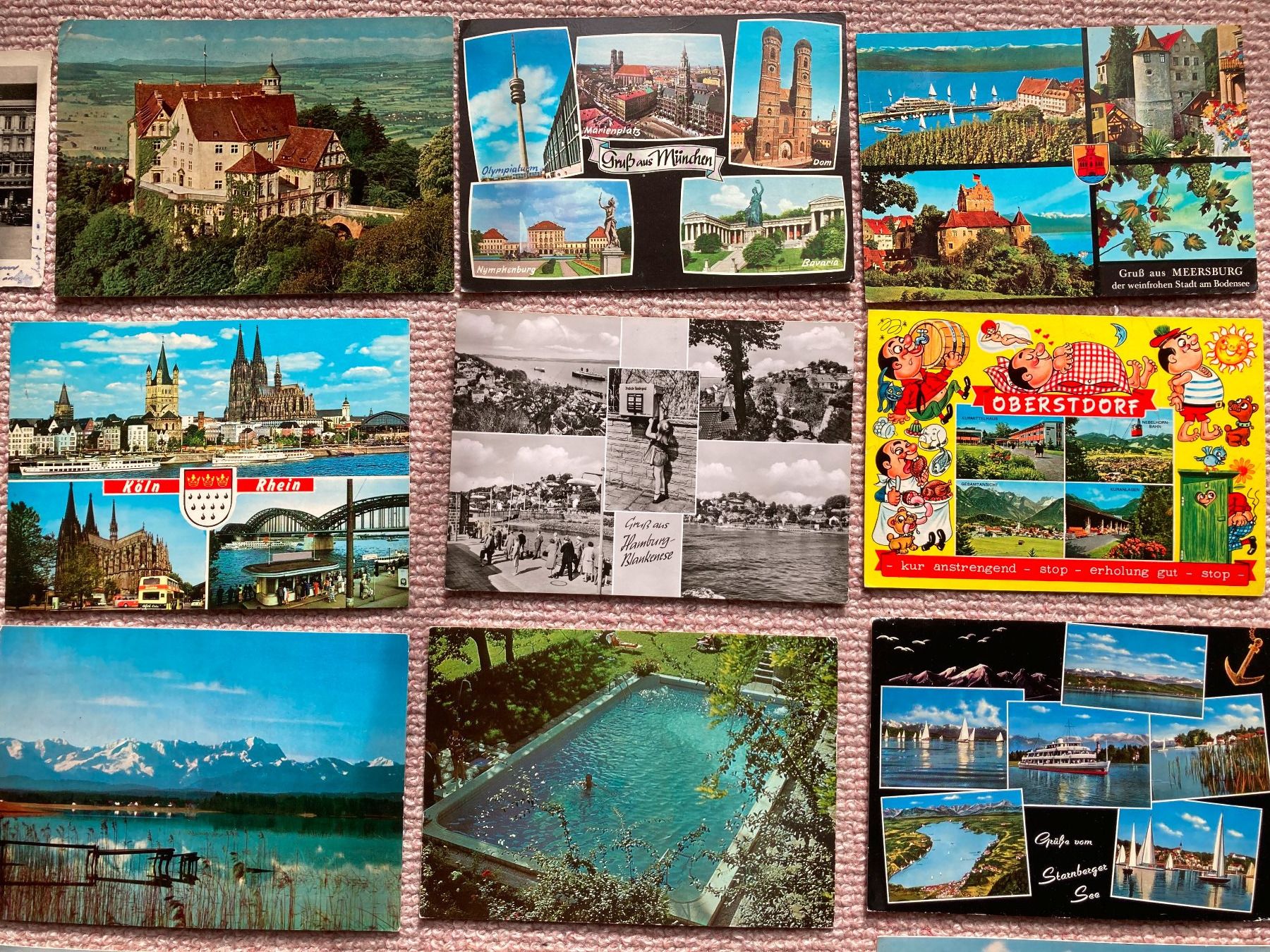 Ansichtskarten: 24 Ansichtskarten Deutschland, aus den Jahren 1954 - 1982 – Gebraucht aus Lütisburg von wiesenpippau 2