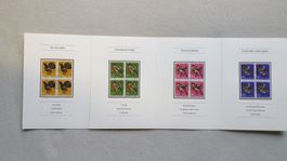 (919) Pro Juventute in 4er Blocks 1968