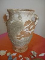 Vase aus Keramik Handarbeit