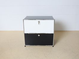 USM Haller Sideboard | Schwarz-Weiss 1x2 | Neuwertig