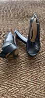 Guess Leder high heels/ peep toes schwarz gr 38