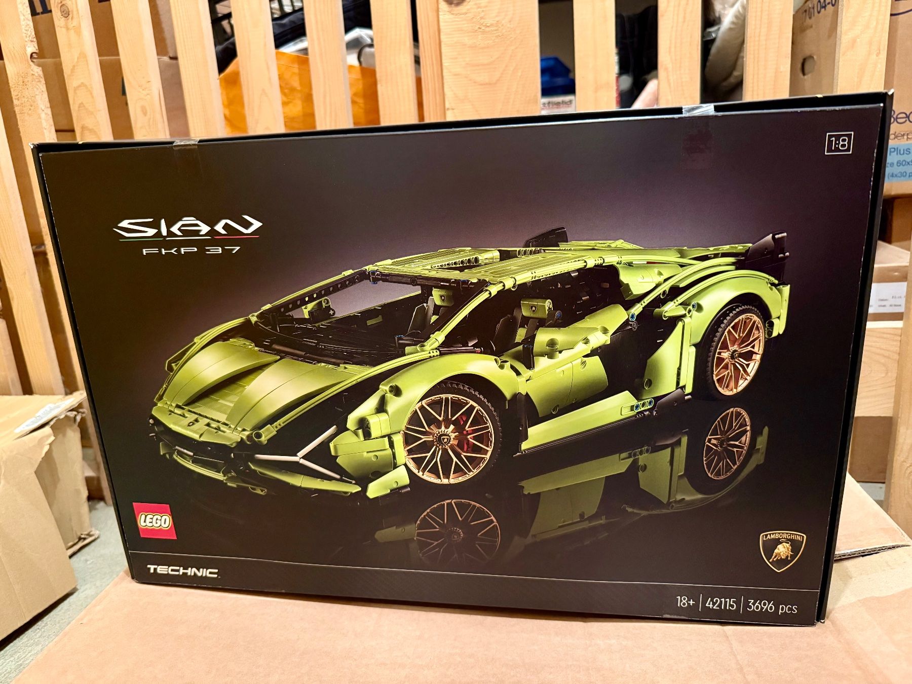 Lego Baukästen: LEGO Technic Lamborghini Sián ungeöffnet, neu! – Neu und originalverpackt aus Altendorf von Memo-Shop