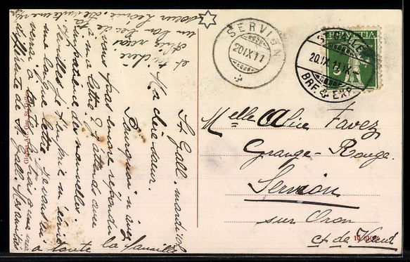 Cartoline postali: AK St. Gallen, Panorama – Usato da Berlin venduto da bartko-reher 1