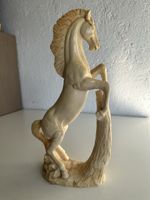 Große Pferde Skulptur signiert RB 36 cm Vintage