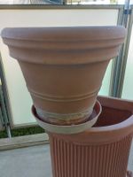 Pflanzen-/Blumentopf gross Kunststoff Terrakotta gebraucht!