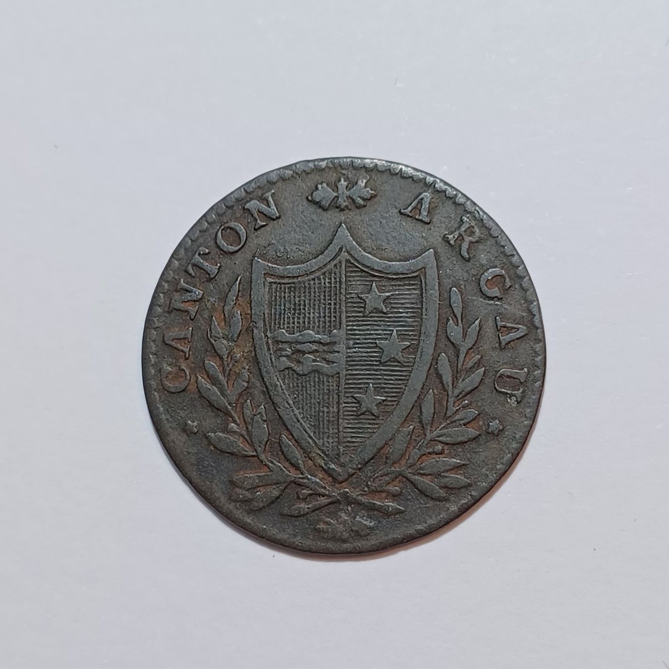 Tutti le monete: 1/2 Batzen 1808 Aargau – Usato da Pfäffikon ZH venduto da Schweizer_Muenzen 1