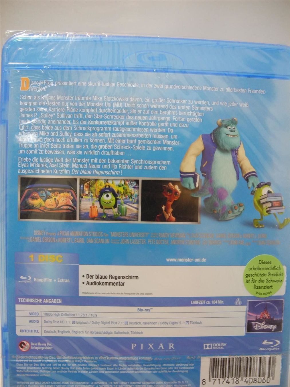 Tutti i DVDs: Disney DVD Die Monster UNI , Nr. 649 – Nuovo e nell'imballaggio originale da Kottwil venduto da Crazyrolf 1