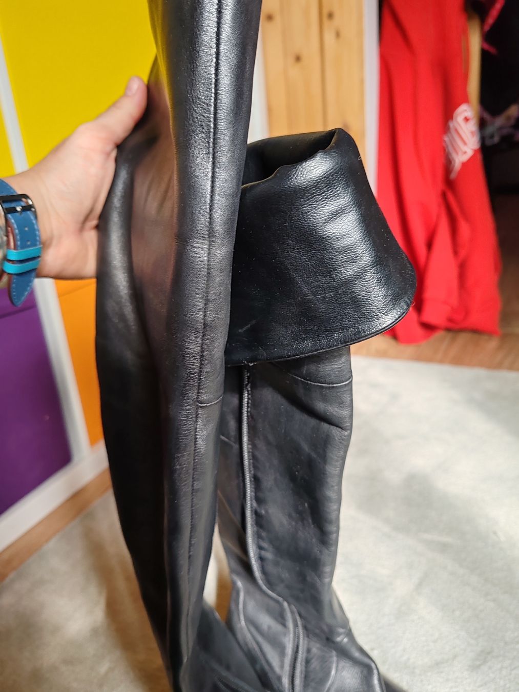 Gerry Weber Damenschuhe: Gerry Weber Overknee-Stiefel Leder schwarz – Gebraucht aus Untervaz von DoniWii1985 6