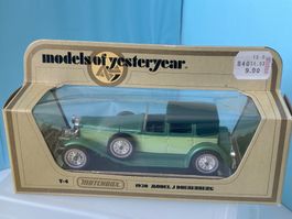 Matchbox Y-4 Model J Düsenberg 1930 in OVP 1/43; MoY