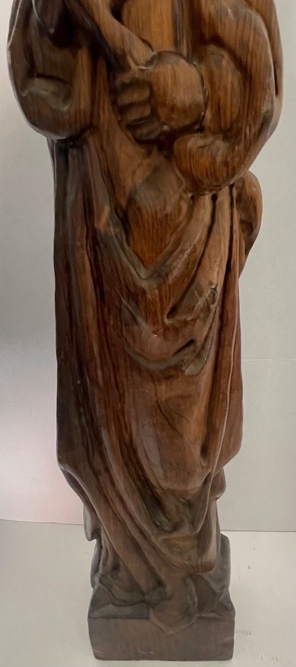 Sculture & Statue: Antike Grosse Handgeschnitzte Maria mit Kind – Usato da Bern venduto da Yunkom 3
