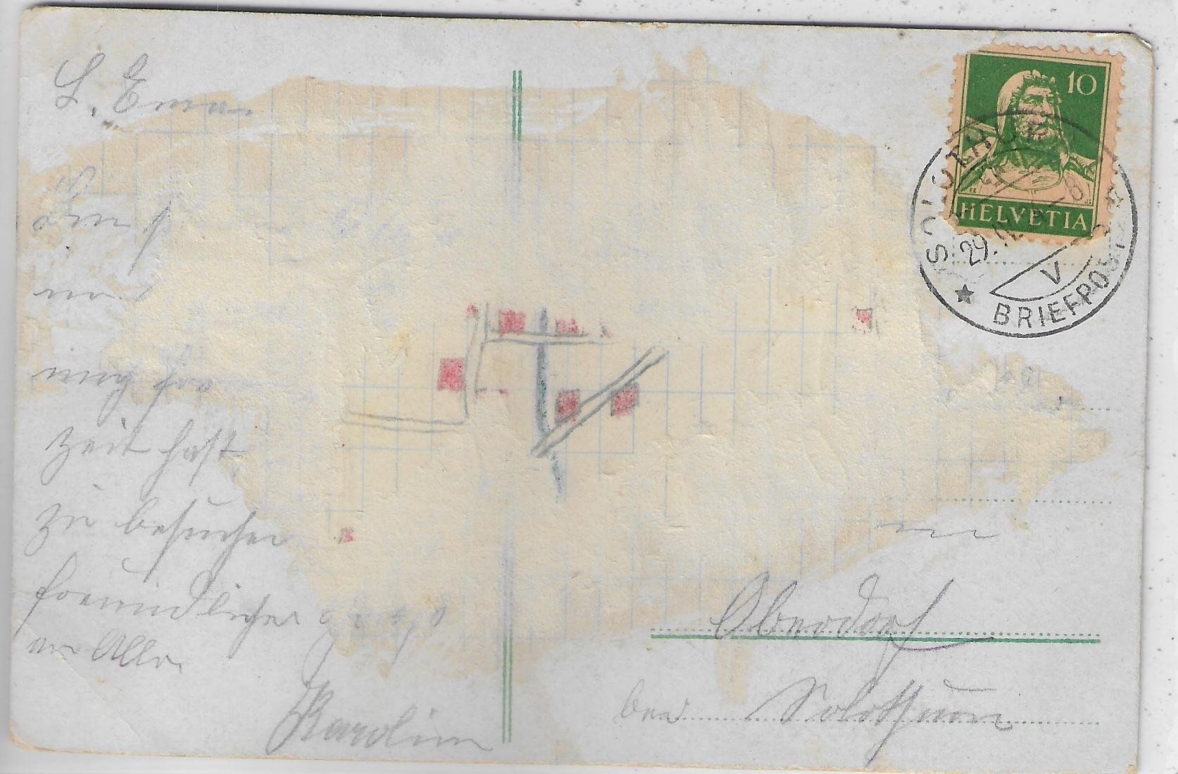 Cartoline postali: Solothurn - Krumme Turm - Litho – Difettoso da Ettingen venduto da Kartenplanet 1