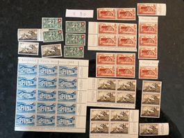 1945 Pro Patria Nr. 26, 27, 28, 33 postfrisch ungestempelt