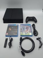 PS4 Slim avec 1 manettes et jeux - d'occasion !