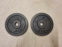 Hantel Gewicht K-Tec 2x 5 Kg.