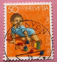 Nr.J 304 Kriechendes Kind Pro Juventute GESTEMPELT 1987  