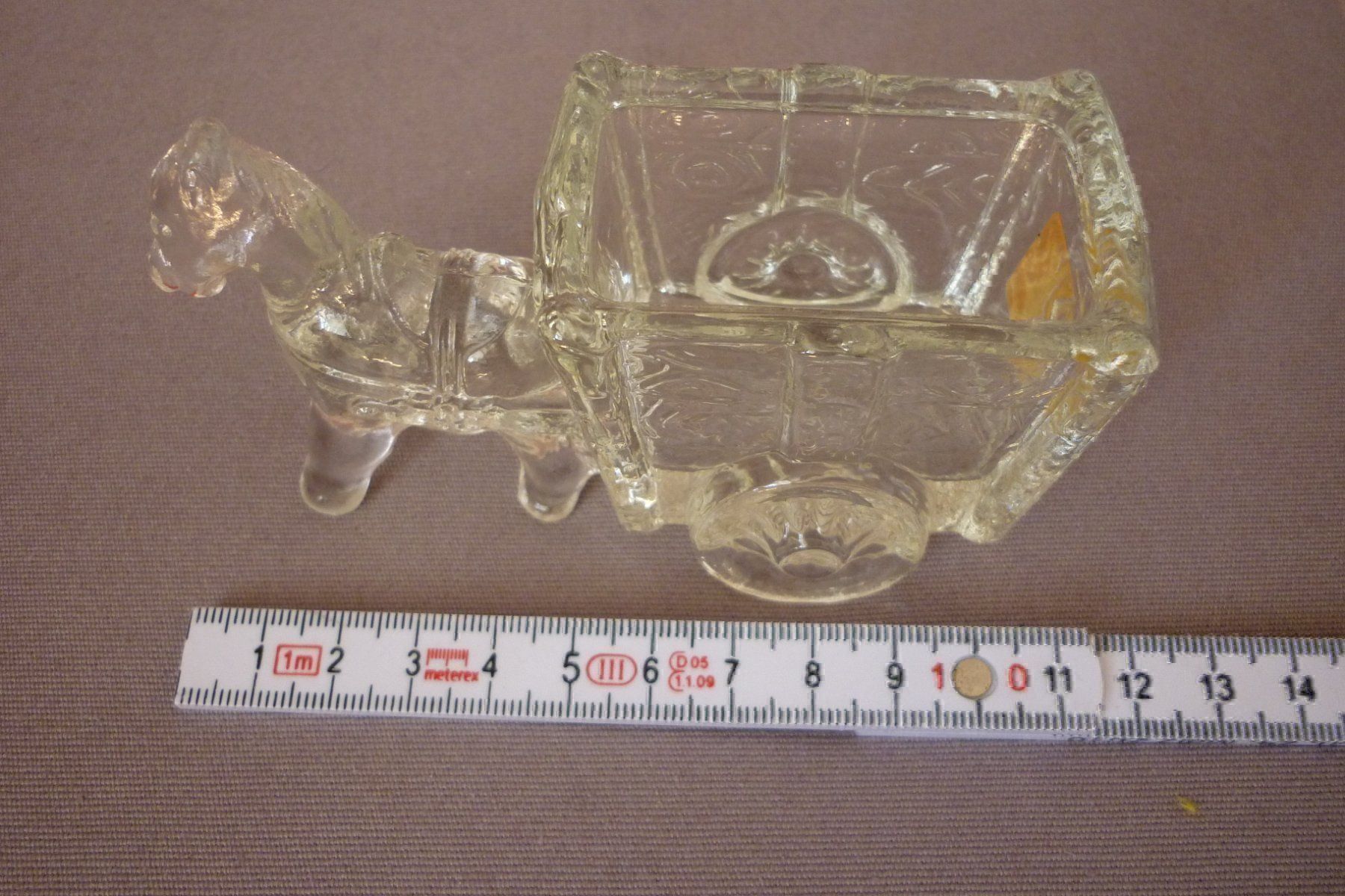 Statuette: Glas Pferdewagen aus Mexiko – Usato da Zürich venduto da chralo