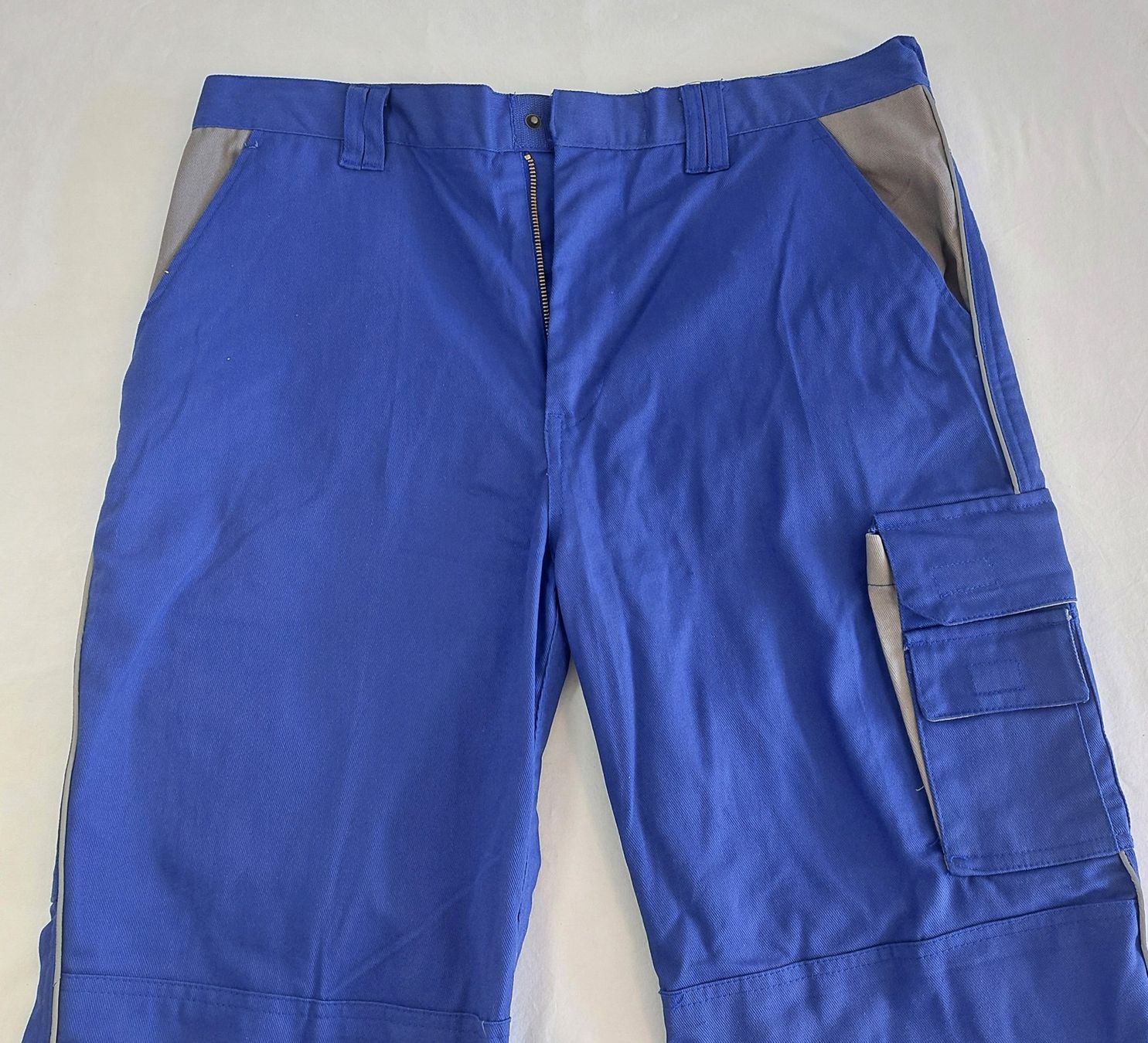 Pantaloni: Carson Arbeitshose Fair Workwear blau / grau mit Metertasche – Nuovo (secondo la descrizione) da Bergdietikon venduto da Zozo 2