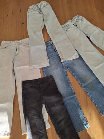 5x Jeanshosen Gr. 140