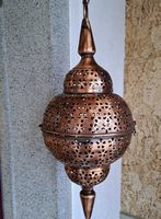 Orientalische Hängelaterne Kupferfarben Garten Deko Vintage