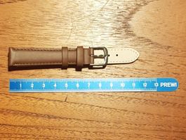 16mm Bracelet de montre en cuir