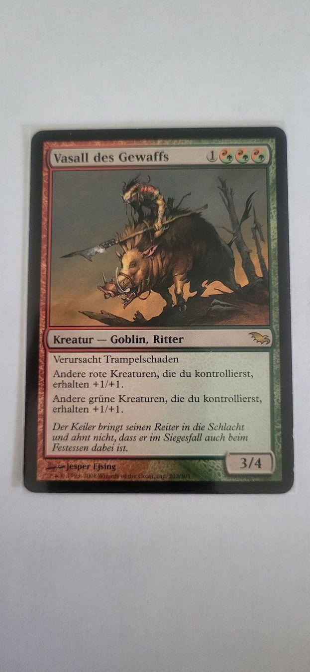 Magic The Gathering Carte collezionabili: MTG - Vasall des Gewaffs – Usato da Münsingen venduto da Heroism2010