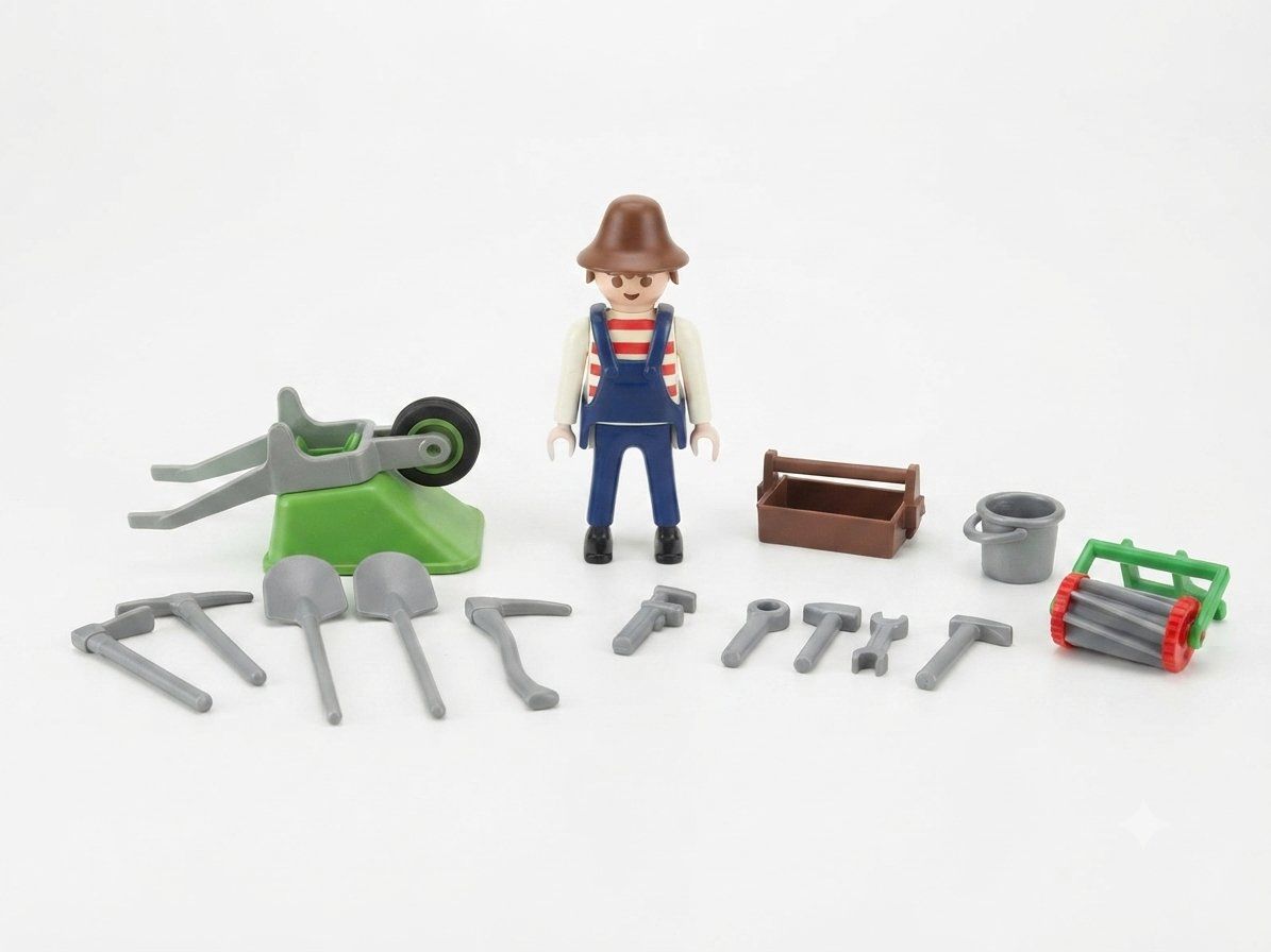 Playmobil Giocattoli: Playmobil, Landschaftsgärtner – Usato da Gunzwil venduto da Zappelhans