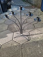 Schöner Kerzenständer für 5 Kerzen, Metall, Schwarz