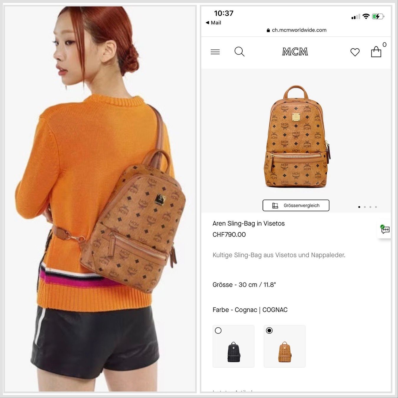 Mcm Borse: MCM Aren Sling-Bag Unisex – Usato da Dübendorf venduto da Levintreyer 3